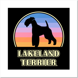 Lakeland Terrier Vintage Sunset Dog Posters and Art